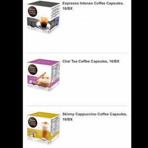 6 boxes of Nescafé Dolce Gusto coffee capsules